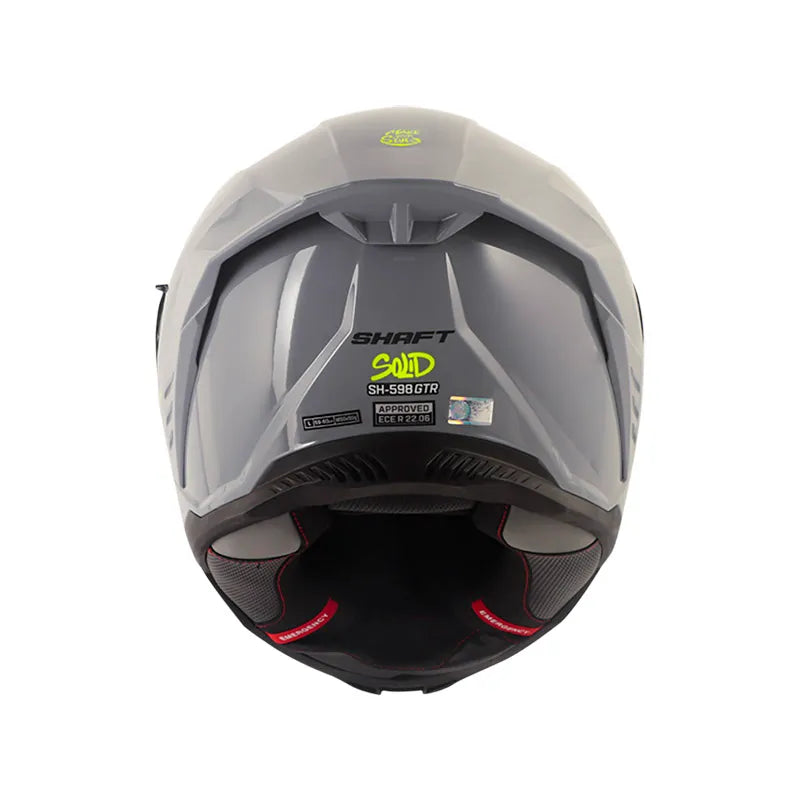 CASCO SHAFT 598 GTR GRIS VISOR IRIDIUM AZUL