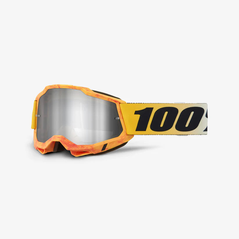 GOGGLES 100% ACCURI 2 RAZZA LENTE SILVER ESPEJO