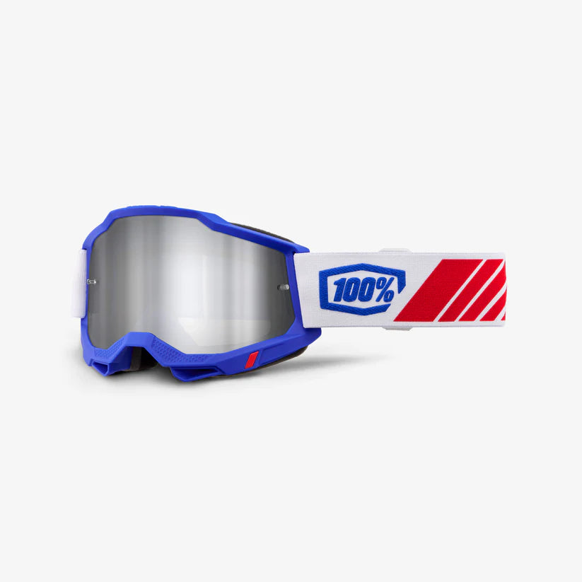 GOGGLES 100% ACCURI 2 KOLBY LENTE SILVER ESPEJO