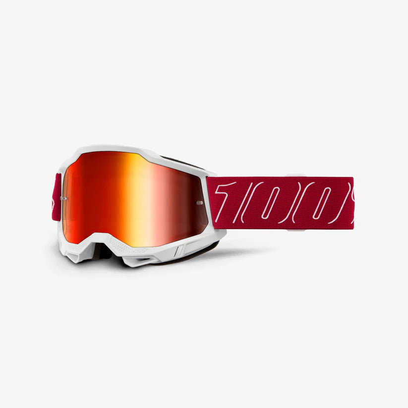 GOGGLES 100% REDLINE LENTE ROJO ESPEJO