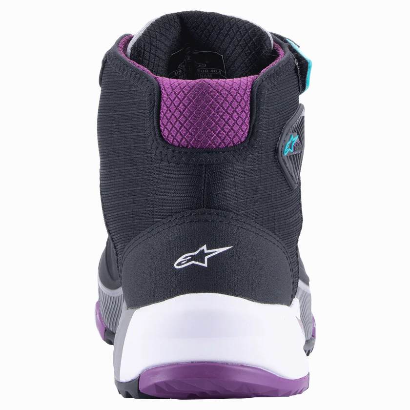 BOTAS ALPINESTARS CR-X WOMAN MPERMEABLES DRYSTAR MORADO/AZUL/NEGRO