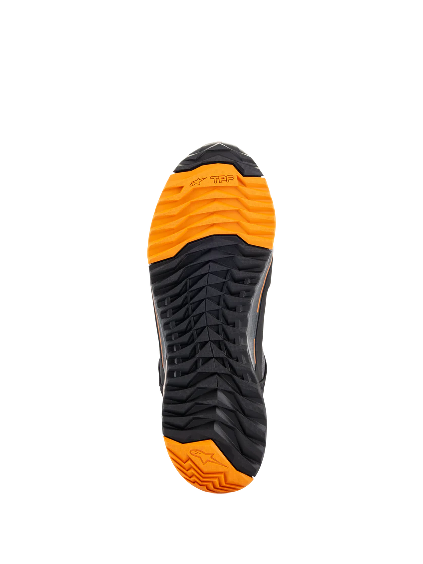 BOTAS ALPINESTARS CR-X DRYSTAR IMPERMEABLES NEGRO GRIS NARANJA