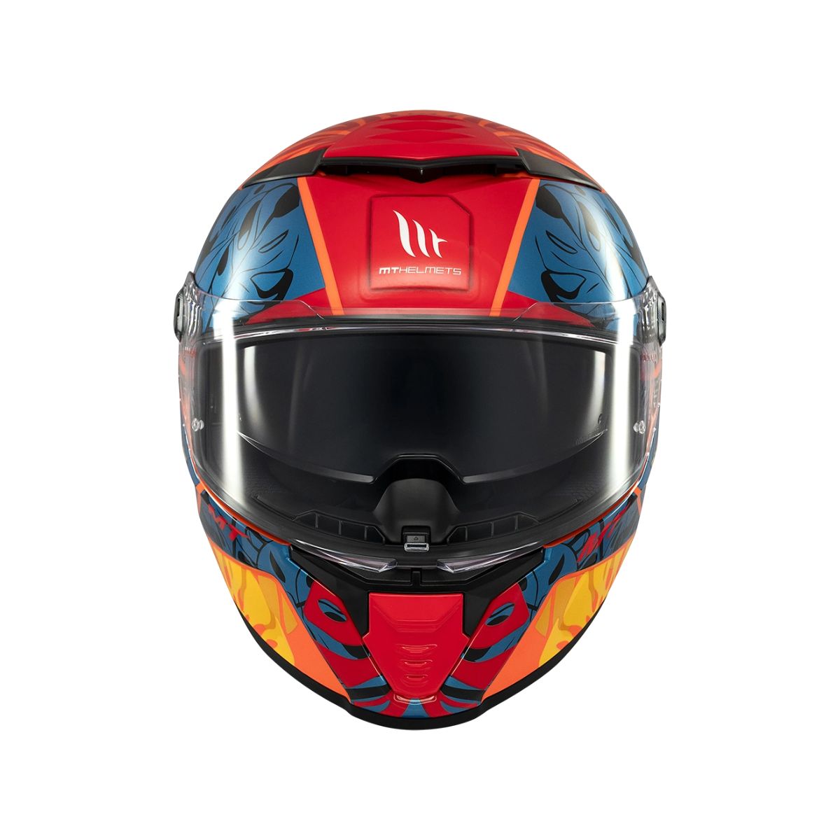 CASCO INTEGRAL MT THUNDER 4 SV RAINFOREST C4 NARANJA BRILLO