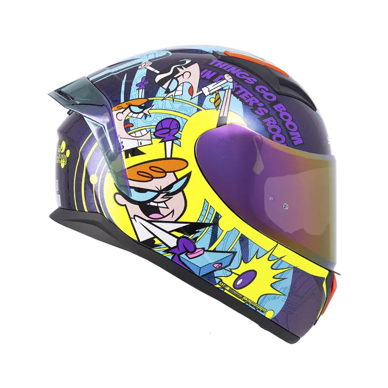 CASCO INTEGRAL SHAFT 582SP EVO LABORATORIO DE DEXTER CAMALEÓN CARTOON NETWORK