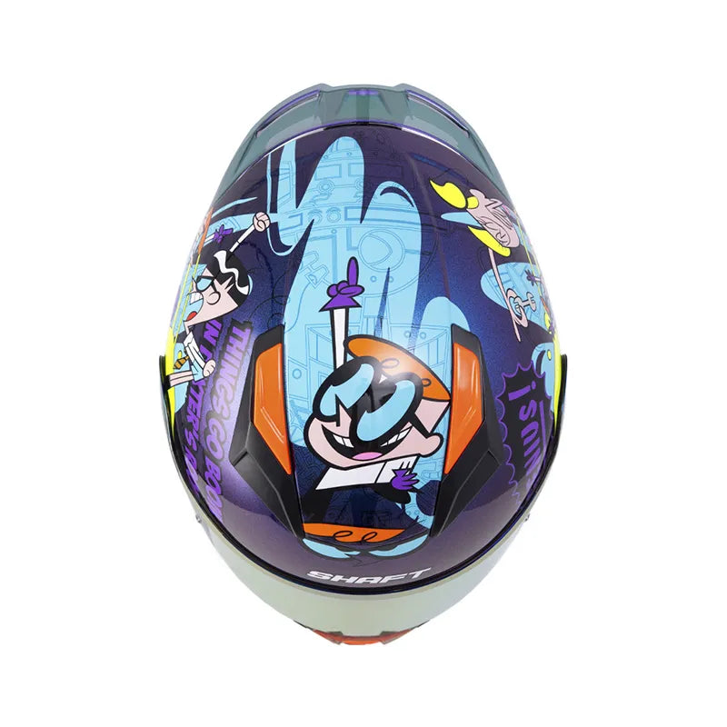 CASCO INTEGRAL SHAFT 582SP EVO LABORATORIO DE DEXTER CAMALEÓN CARTOON NETWORK