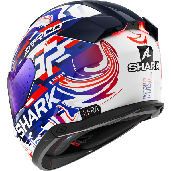 CASCO INTEGRAL SHARK SKWAL i3 ZARCO GP FRANCIA + VISOR COLOR + PINLOCK