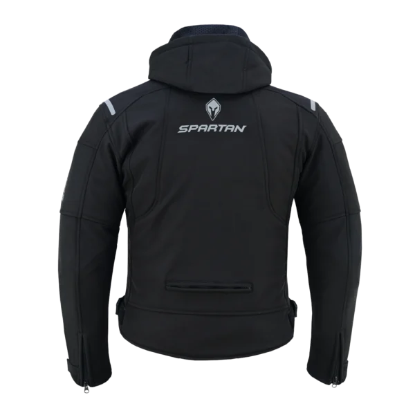 CHAQUETA CON PROTECCIÓN SPARTAN LUGANO NEGRO