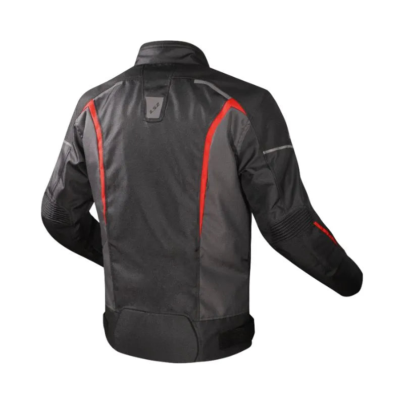 CHAQUETA DE PROTECCIÓN LS2 SEPANG MAN NEGRO ROJO