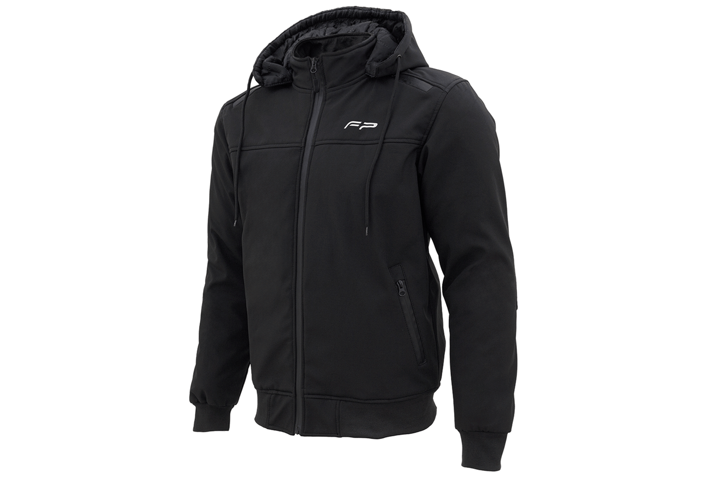 CHAQUETA FP MOTO SECTOR NEGRO CON PROTECCIONES