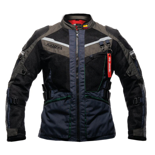 CHAQUETA HOMBRE HALIFAX ZUNDAPP NEGRO/AZUL