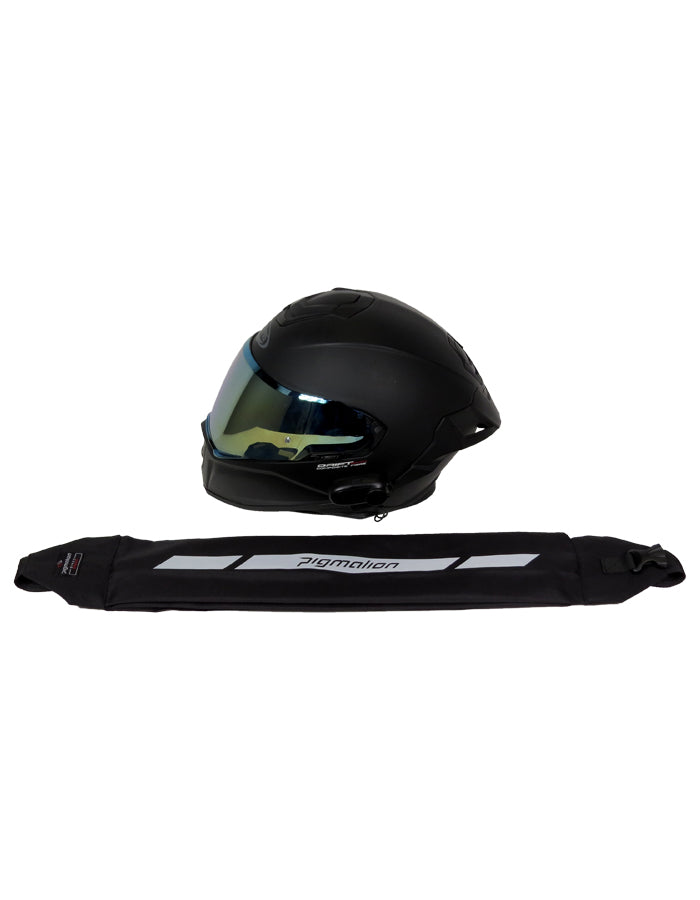 CINTURON PORTACASCOS REFLECTIVO NEGRO PIGMALION