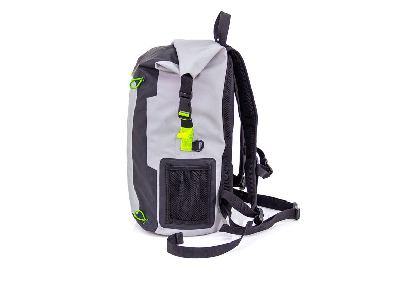 MORRAL IMPERMEABLE FP MOTO DRYBAG BACKPACK B25 GRIS NEON FIREPARS 25 LITROS
