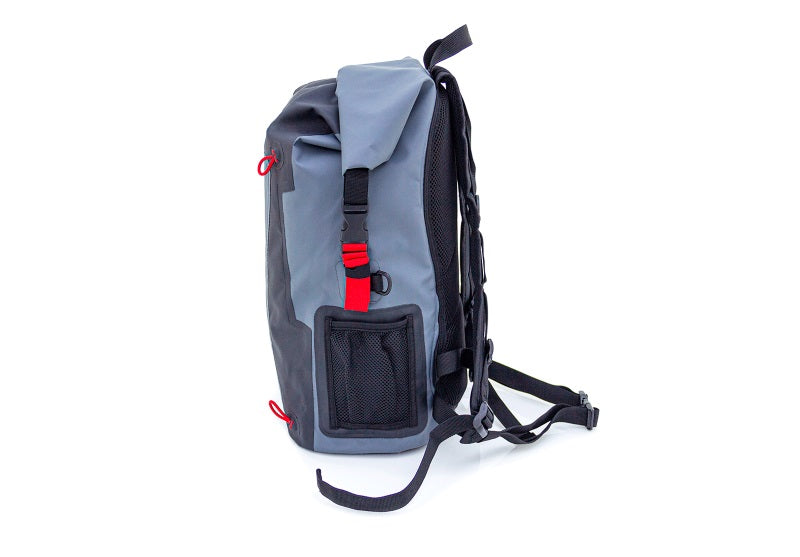 MORRAL IMPERMEABLE FP MOTO DRYBAG BACKPACK B25 NEGRO/GRIS/ROJO FIREPARS 25 LITROS