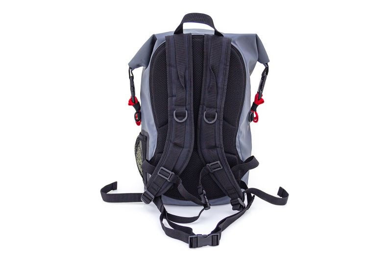 MORRAL IMPERMEABLE FP MOTO DRYBAG BACKPACK B25 NEGRO/GRIS/ROJO FIREPARS 25 LITROS