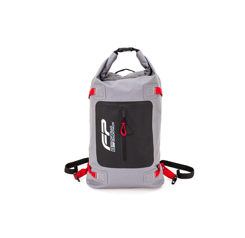 MORRAL FP MOTO DRYPACK B30 NEGRO GRIS DRYBAG BACKPACK FIREPARS
