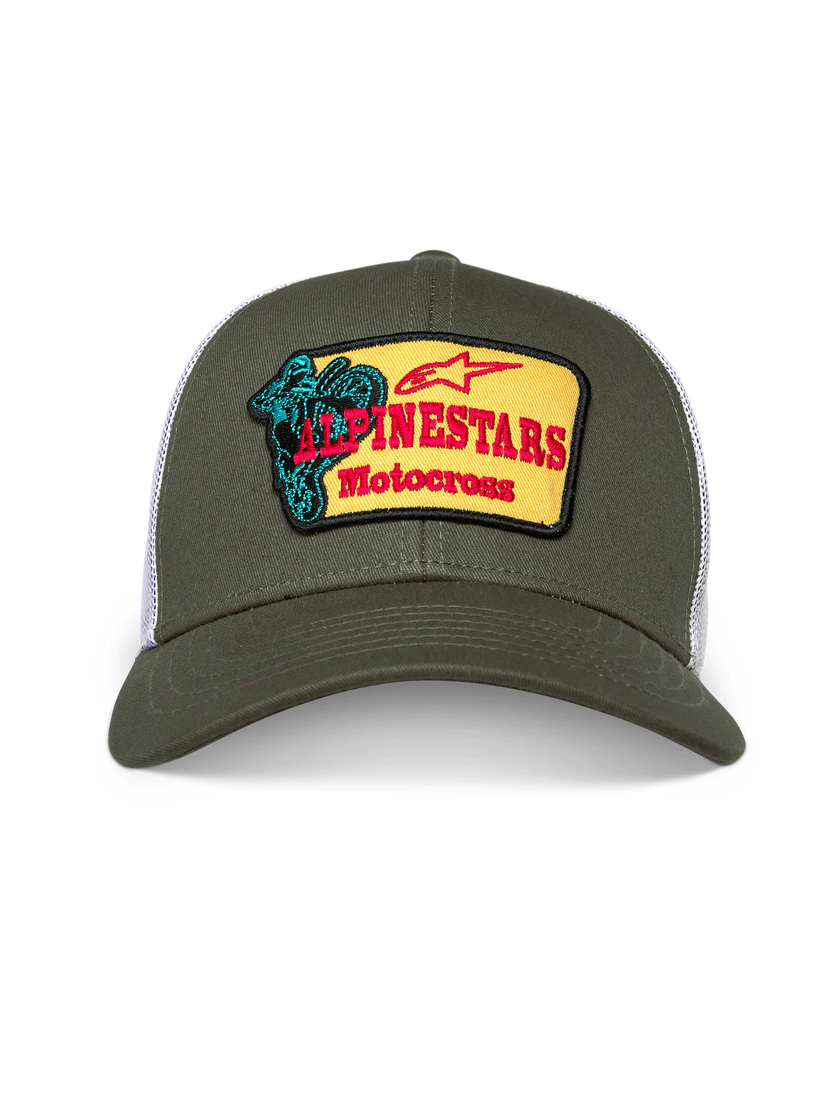 GORRA ALPINESTARS TRUCKER HARDWARE VERDE