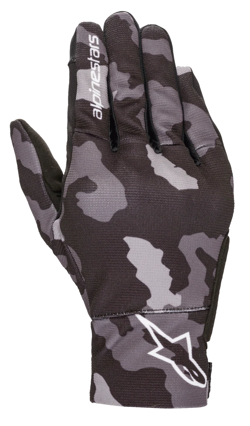 GUANTES ALPINESTARS REEF CAMUFLADOS NEGRO GRIS