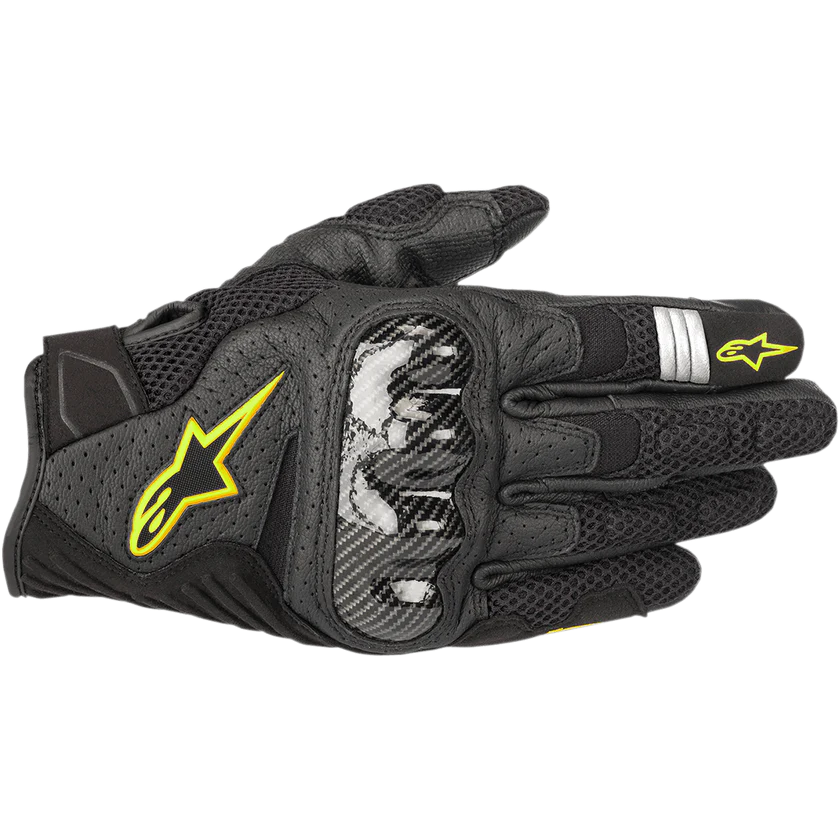 GUANTES ALPINESTARS SMX 1 AIR V2 NEGRO AMARILLO
