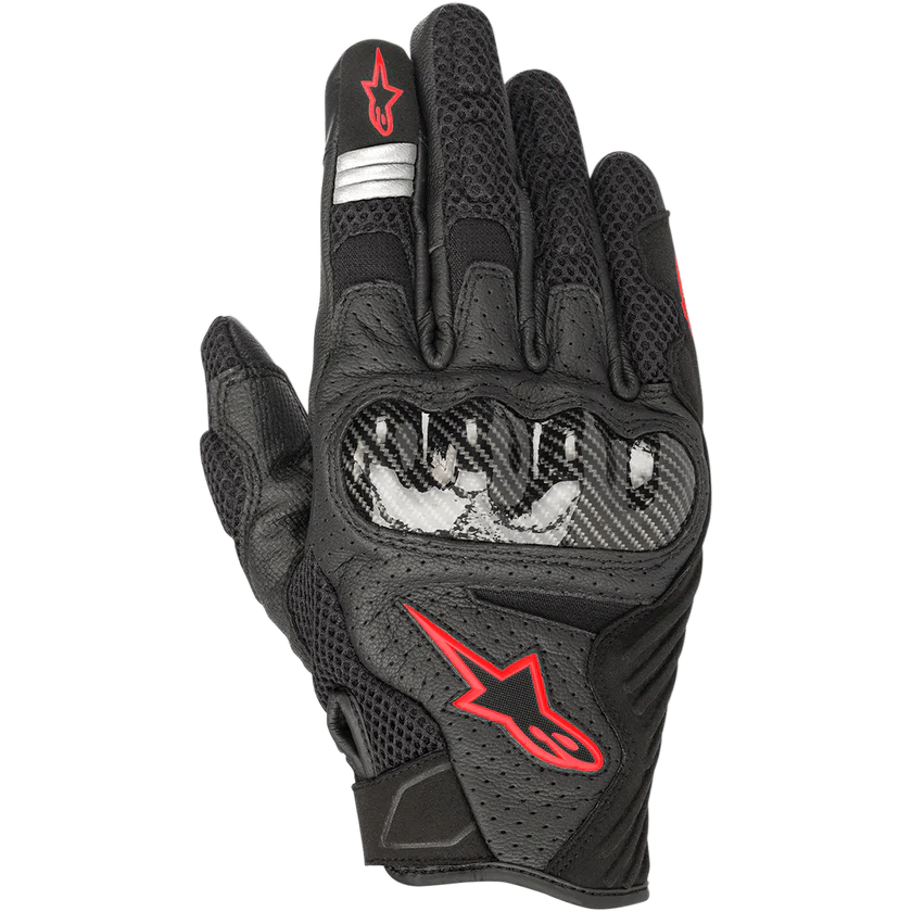 GUANTES ALPINESTARS SMX 1 AIR V2 NEGRO ROJO
