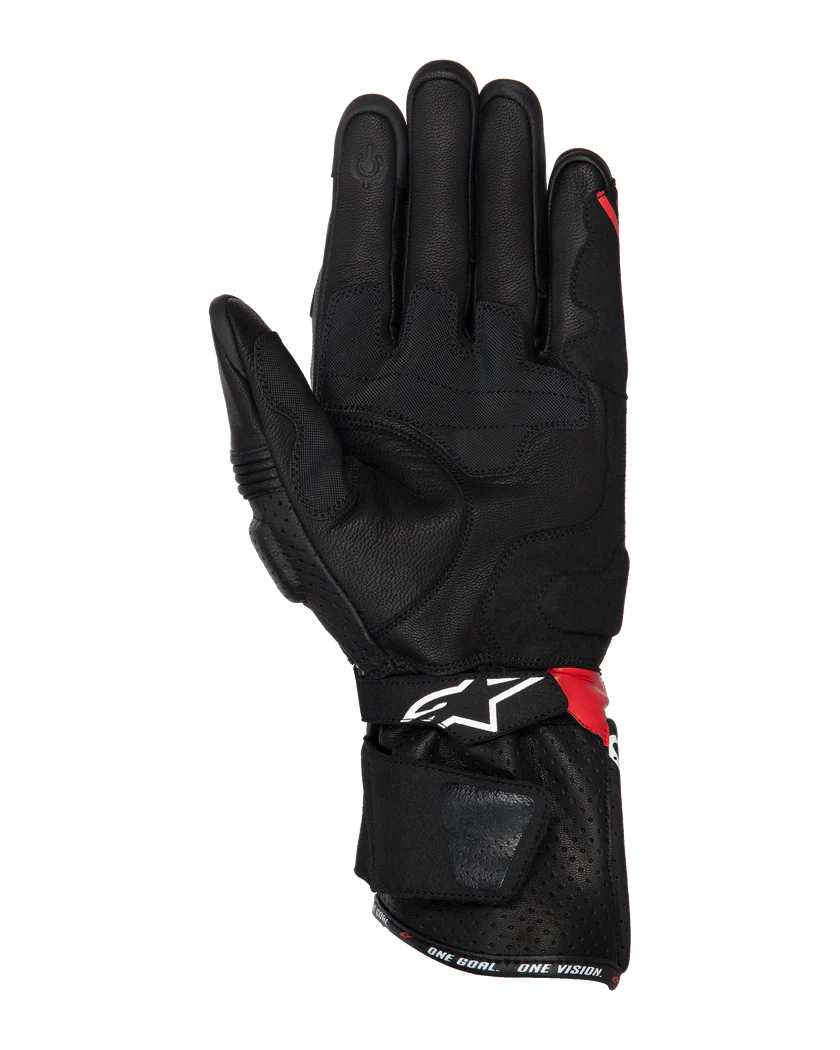 GUANTES ALPINESTARS SP-3 NEGRO ROJO BLANCO