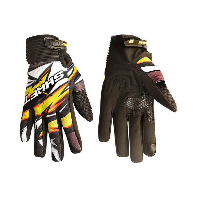 GUANTES SHAFT STUNT WILD AMARILLO BLANCO