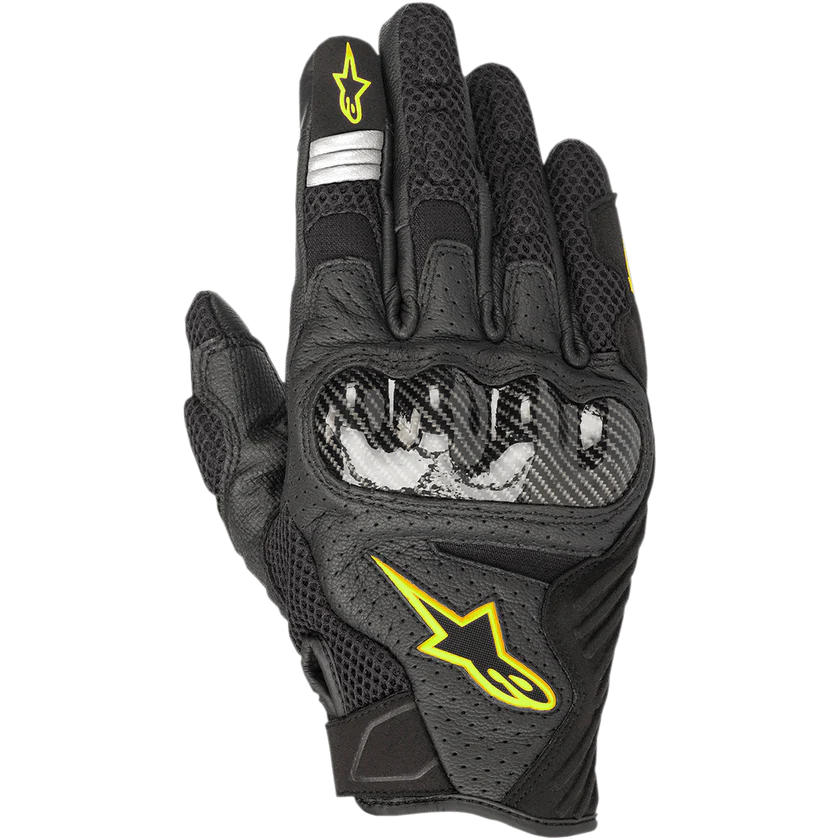 GUANTES ALPINESTARS SMX 1 AIR V2 NEGRO AMARILLO