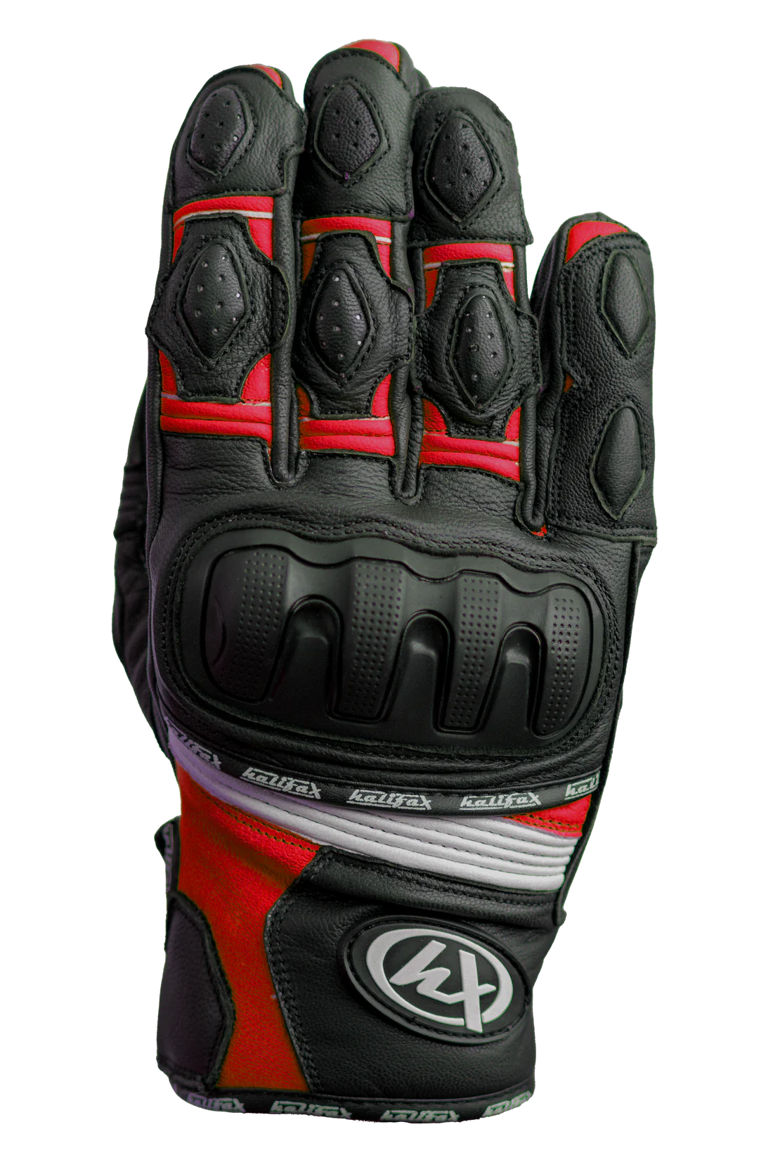 GUANTES HALIFAX TOURING LOW NEGRO ROJO