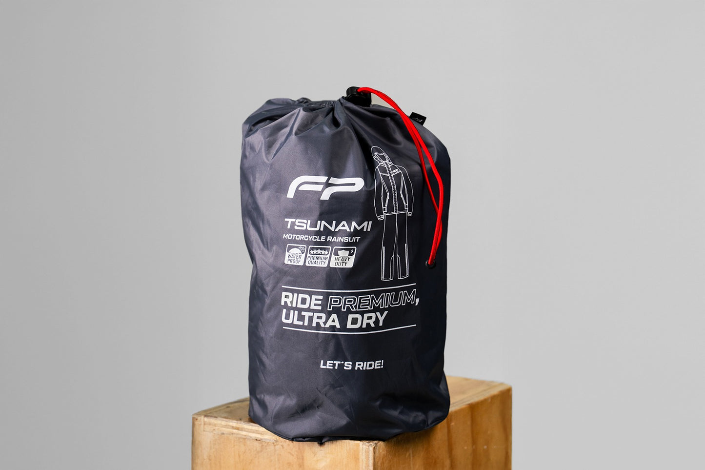 IMPERMEABLE FP FIREPARTS TSUNAMI C3 NEGRO