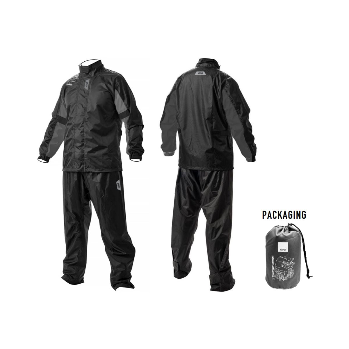 IMPERMEABLE GIVI RIDER NEGRO