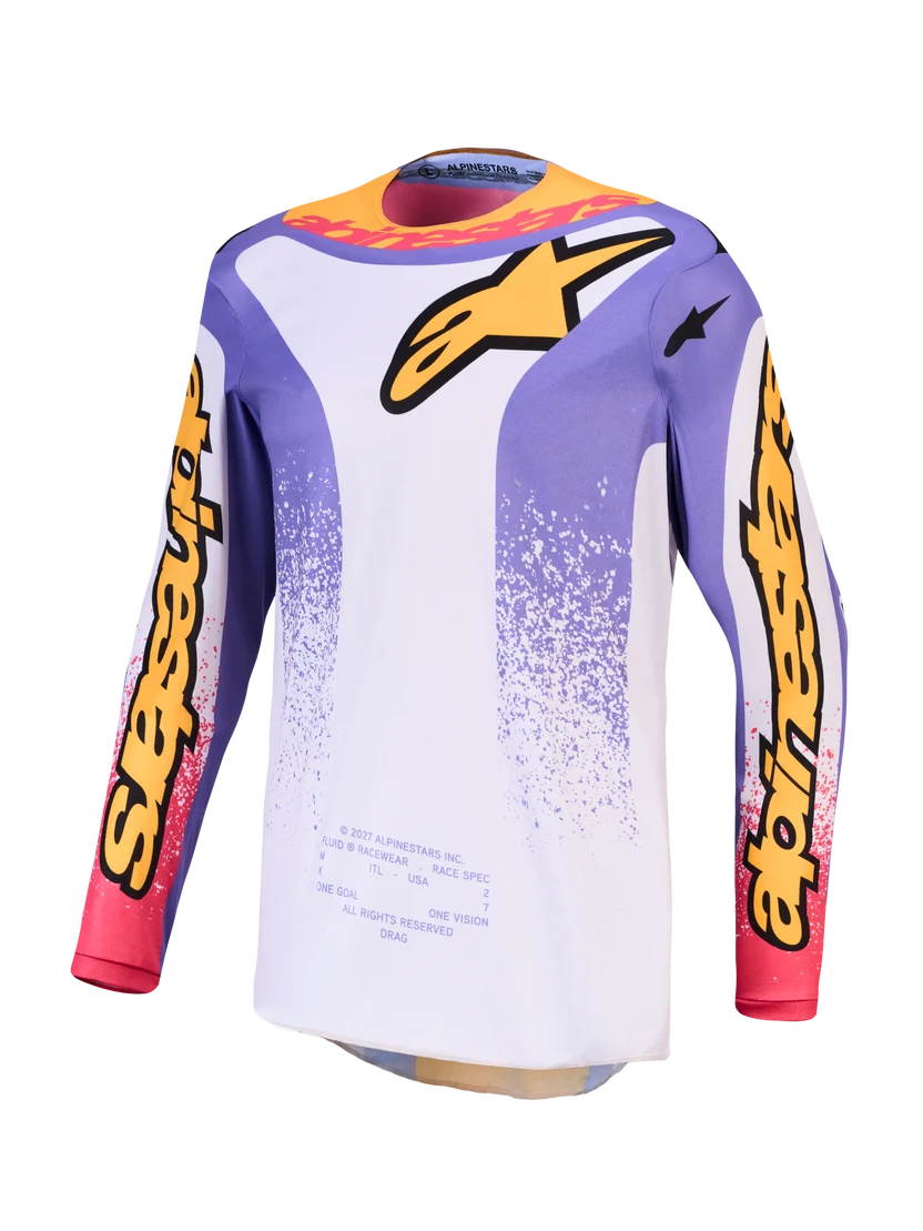 JERSEY ALPINESTARS FLUID DRAG BLANCO COLORES