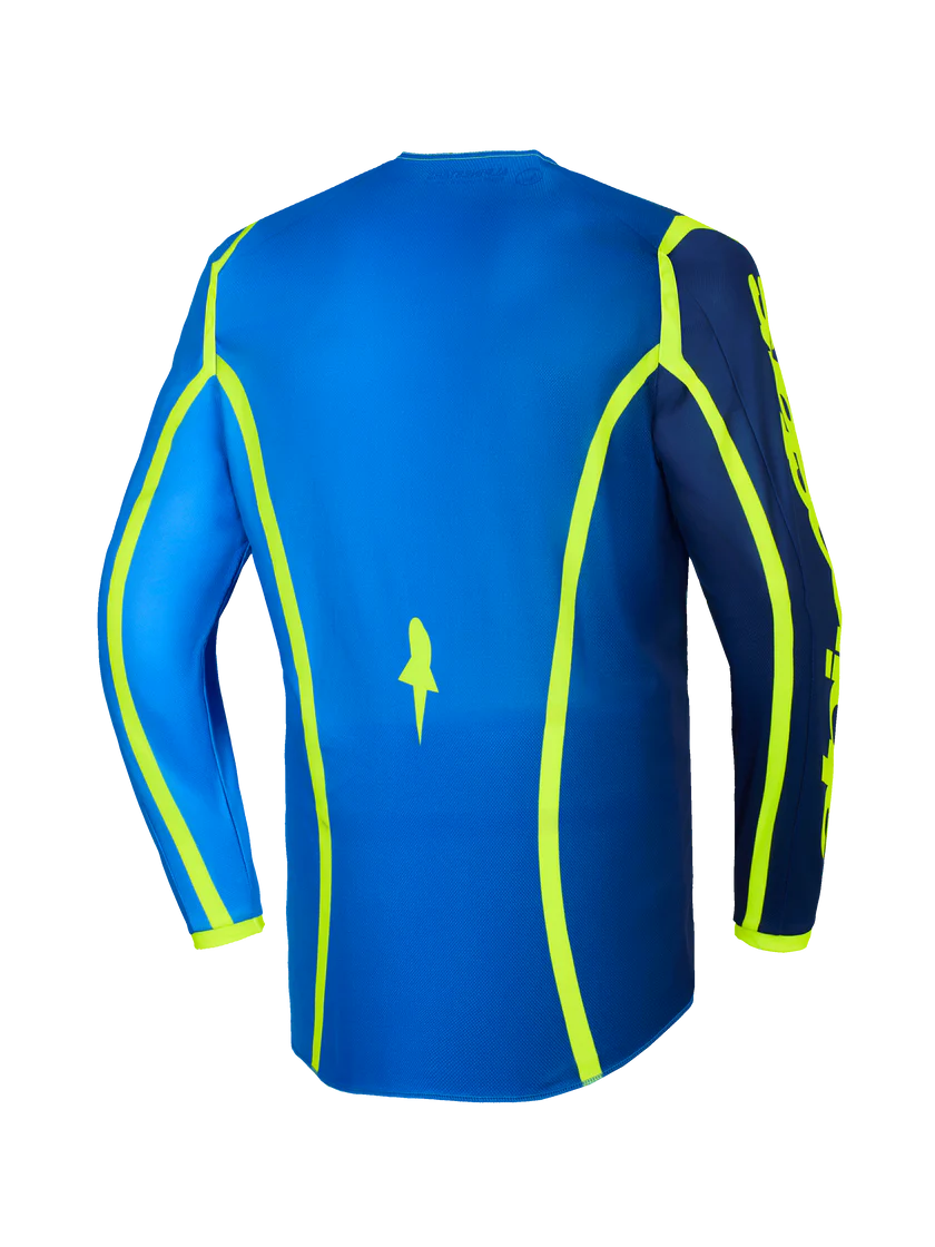 JERSEY ALPINESTARS FLUID APEX AZUL AMARILLO FLUOR