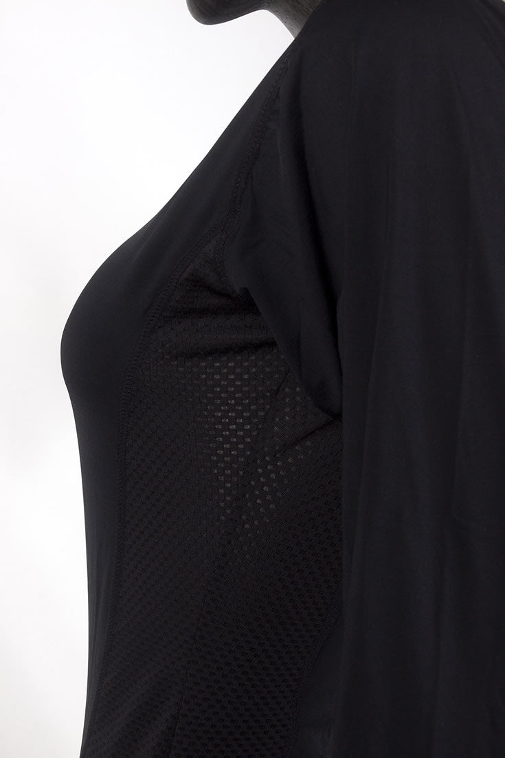 JERSEY PRIMERA PIEL BIG BIKER NEGRO DAMA