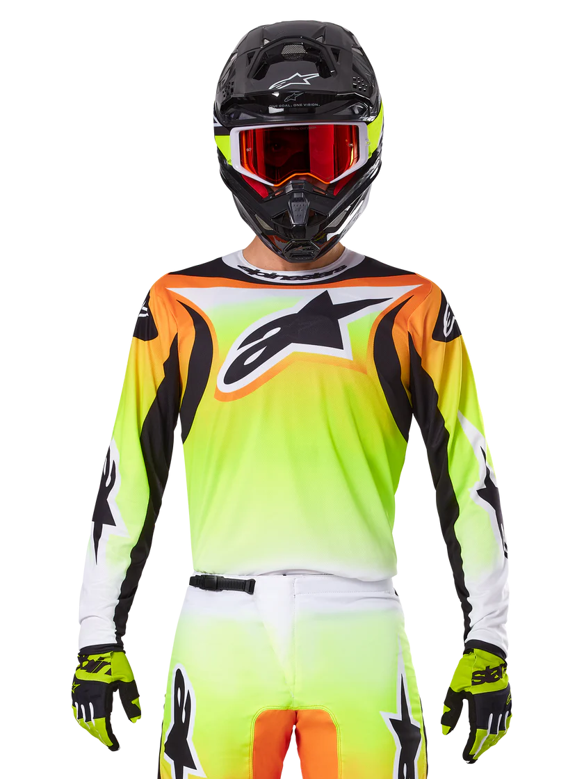 JERSEY ALPINESTARS 2025 FLUID WURX YELLOW/BLACK