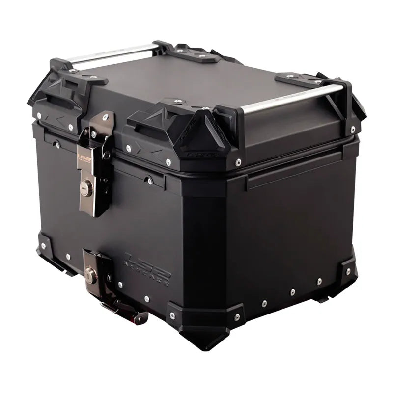 MALETERO LS2 ALUCASE 55 LITROS LAMINA DE ALUMINIO NEGRO