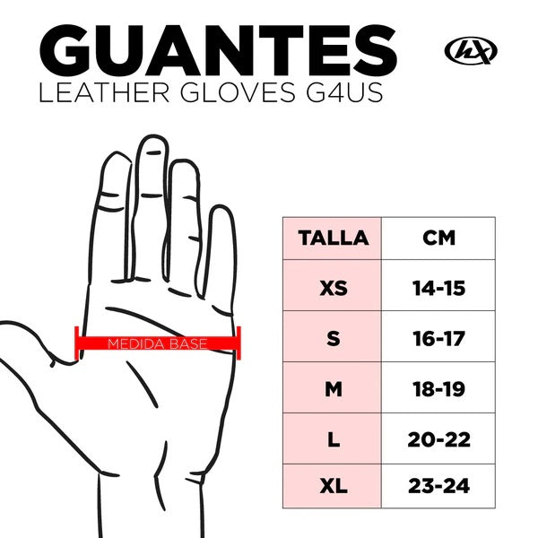 GUANTES HALIFAX DOBLE PROPOSITO OFFROAD BLANCOS