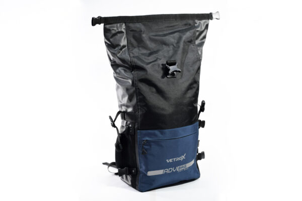 MORRAL IMPERMEABLE DE DOBLE CAPA VETROX DE 26 LITROS AZUL