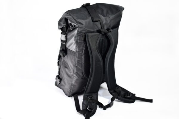 MORRAL IMPERMEABLE DE DOBLE CAPA VETROX DE 26 LITROS GRIS