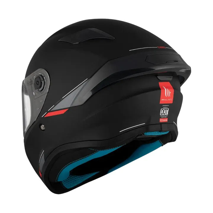 CASCO MT TARGO S SOLID A1 NEGRO MATE