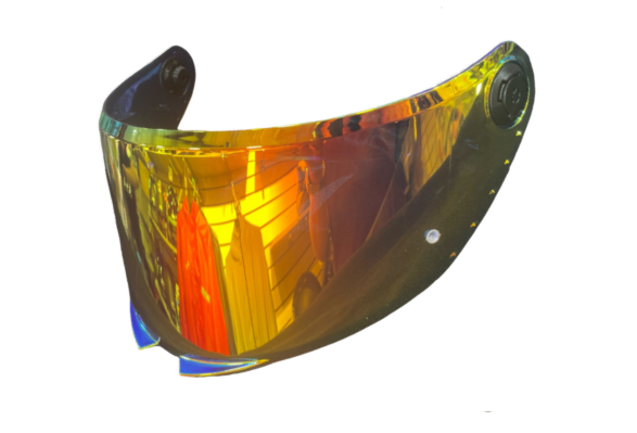 VISOR REPLICA COLOR DORADO ROJO IRIDIUM PARA MT THUNDER 4 SV- MT STINGER 2- MT BRAKER SV
