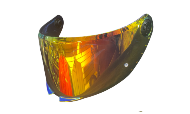 VISOR REPLICA COLOR DORADO IRIDIUM PARA MT TARGO S - REVENGE