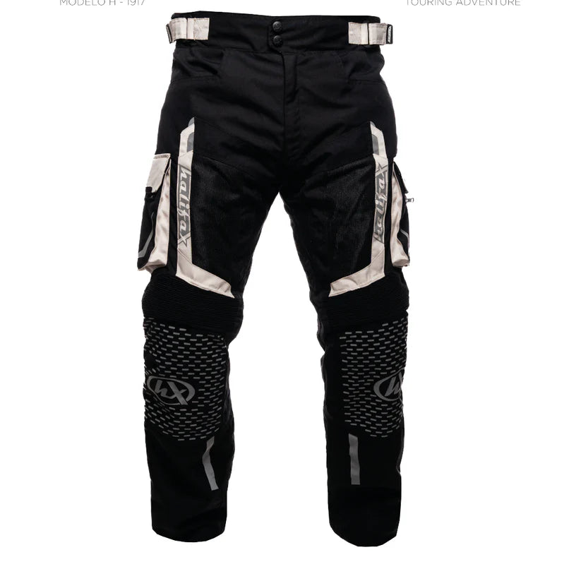 PANTALÓN DE PROTECCIÓN UNISEX HALIFAX MODELO H NEGRO/BEIGE