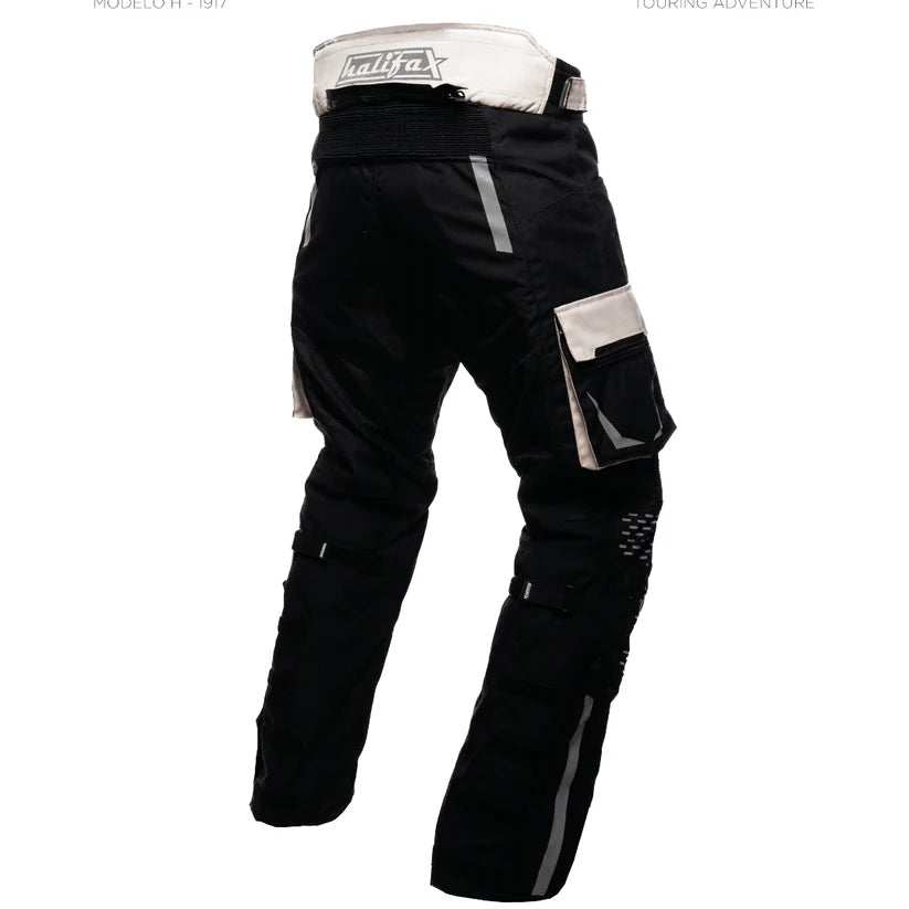 PANTALÓN DE PROTECCIÓN UNISEX HALIFAX MODELO H NEGRO/BEIGE