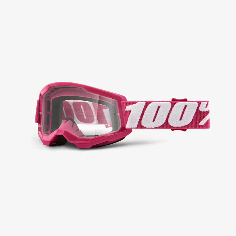 GOGGLES 100% STRATA 2 FLETCHER LENTE CLEAR PARA NIÑOS