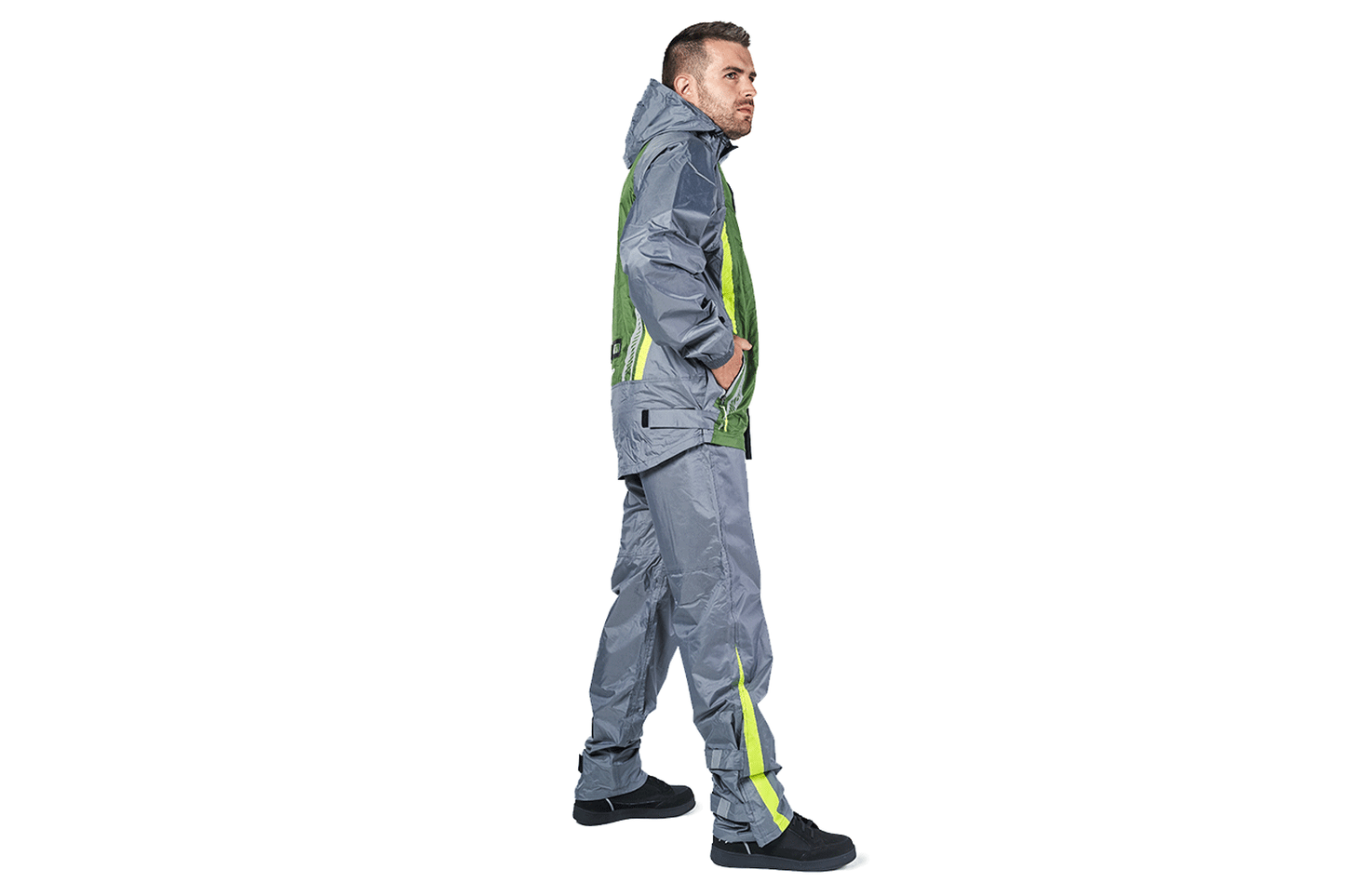IMPERMEABLE FP TSUNAMI VERDE NEON