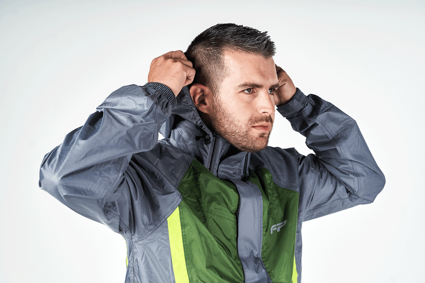 IMPERMEABLE FP TSUNAMI VERDE NEON