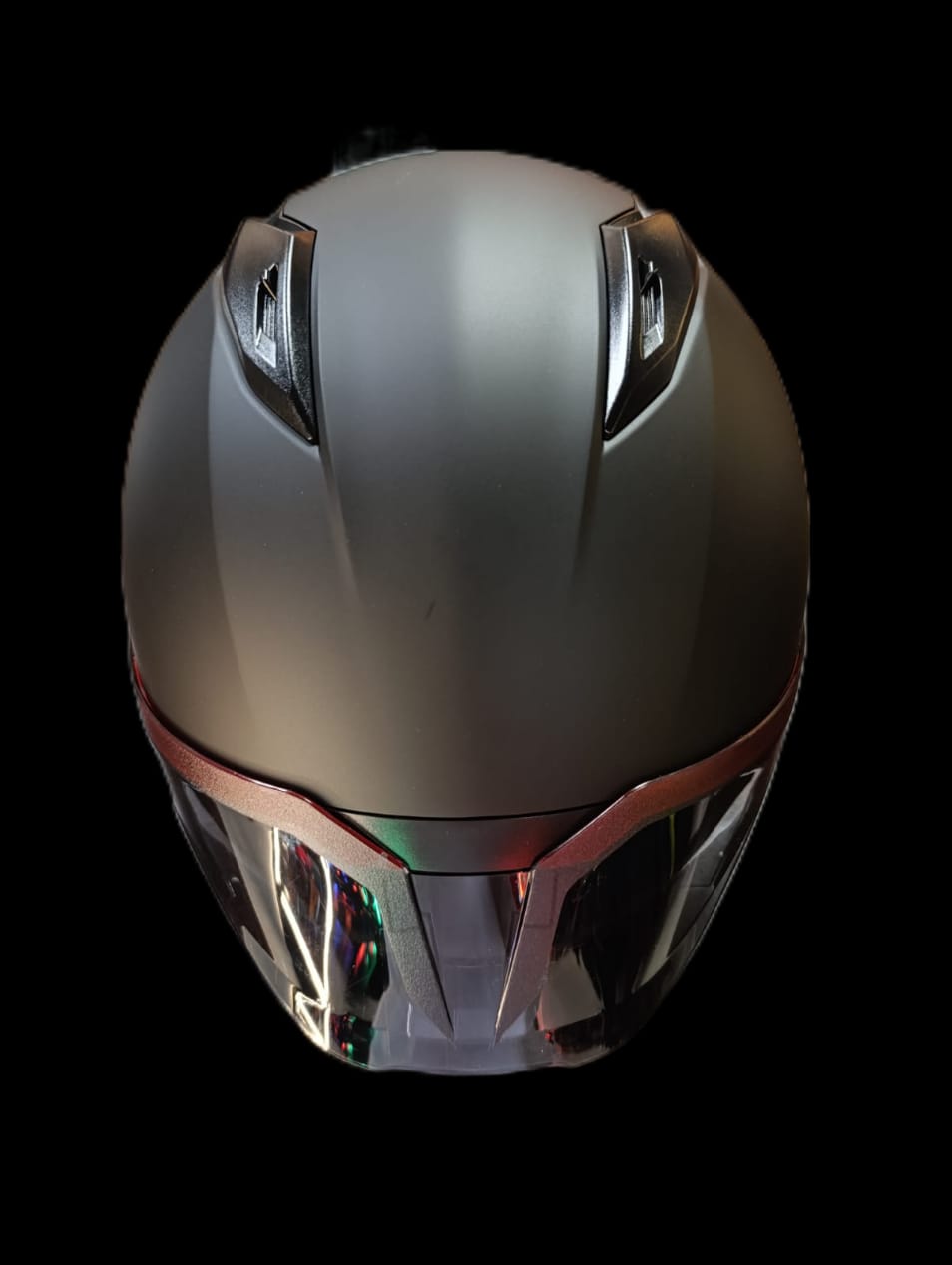 CASCO HJC C10 NEGRO MATE + SPOILER TRASERO (ALERON) + PINLOCK