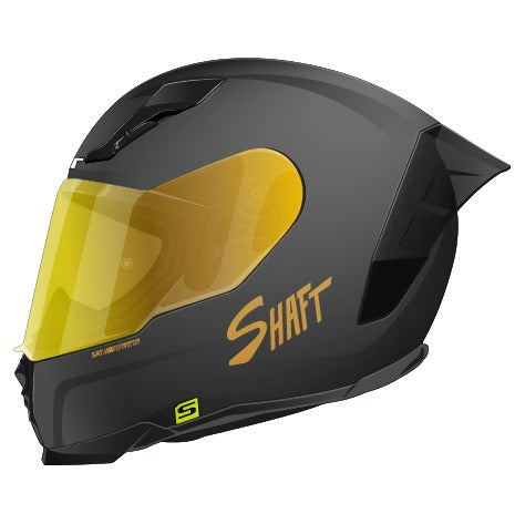 CASCO INTEGRAL SHAFT 562 R SOLID NEGRO MATE DORADO