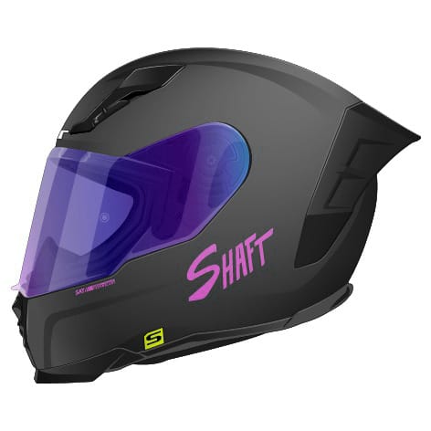 CASCO INTEGRAL SHAFT 562 R SOLID NEGRO MATE MORADO