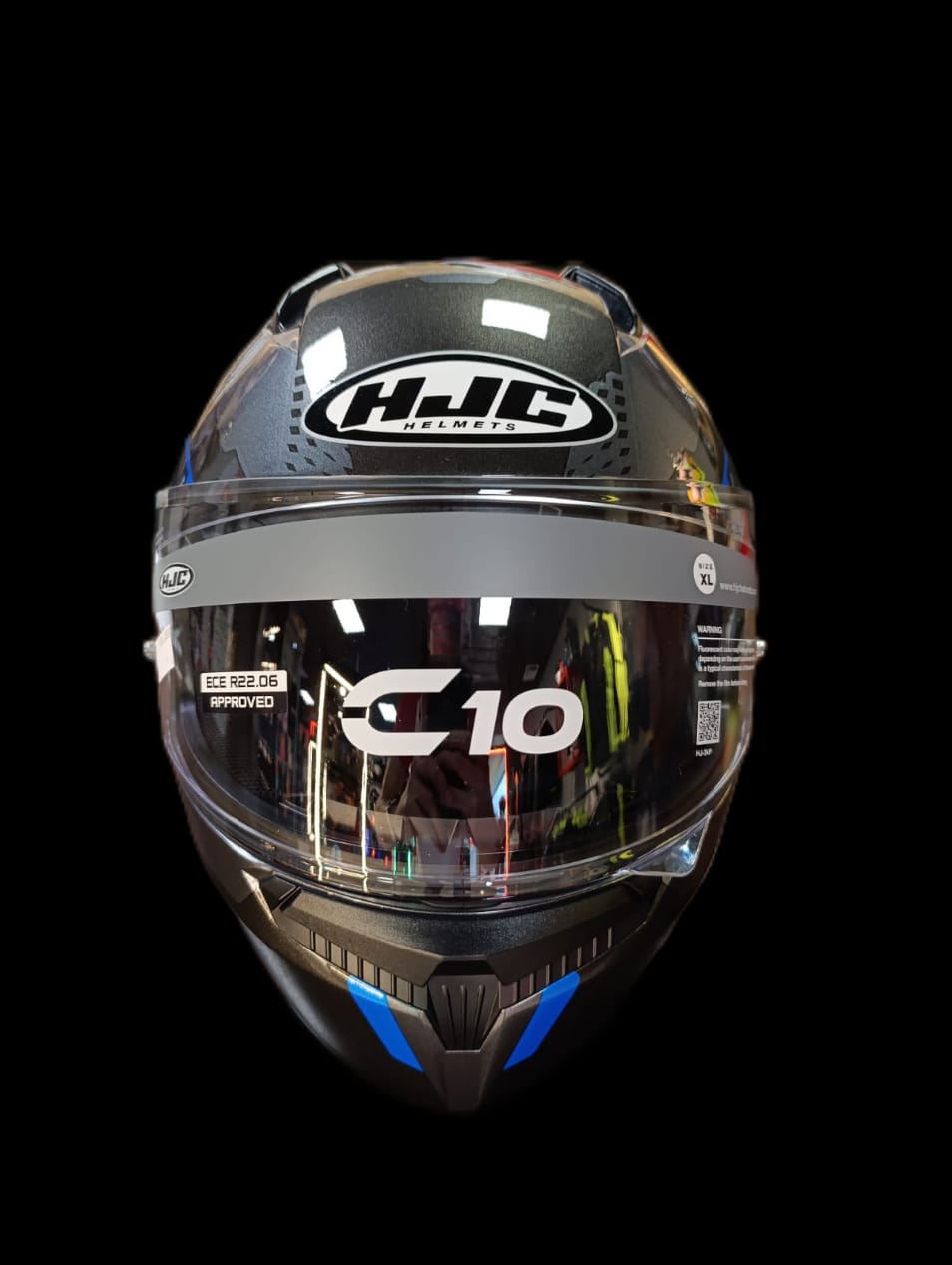 CASCO HJC C10 ASPA MC2 + SPOILER TRASERO (ALERON) + PINLOCK