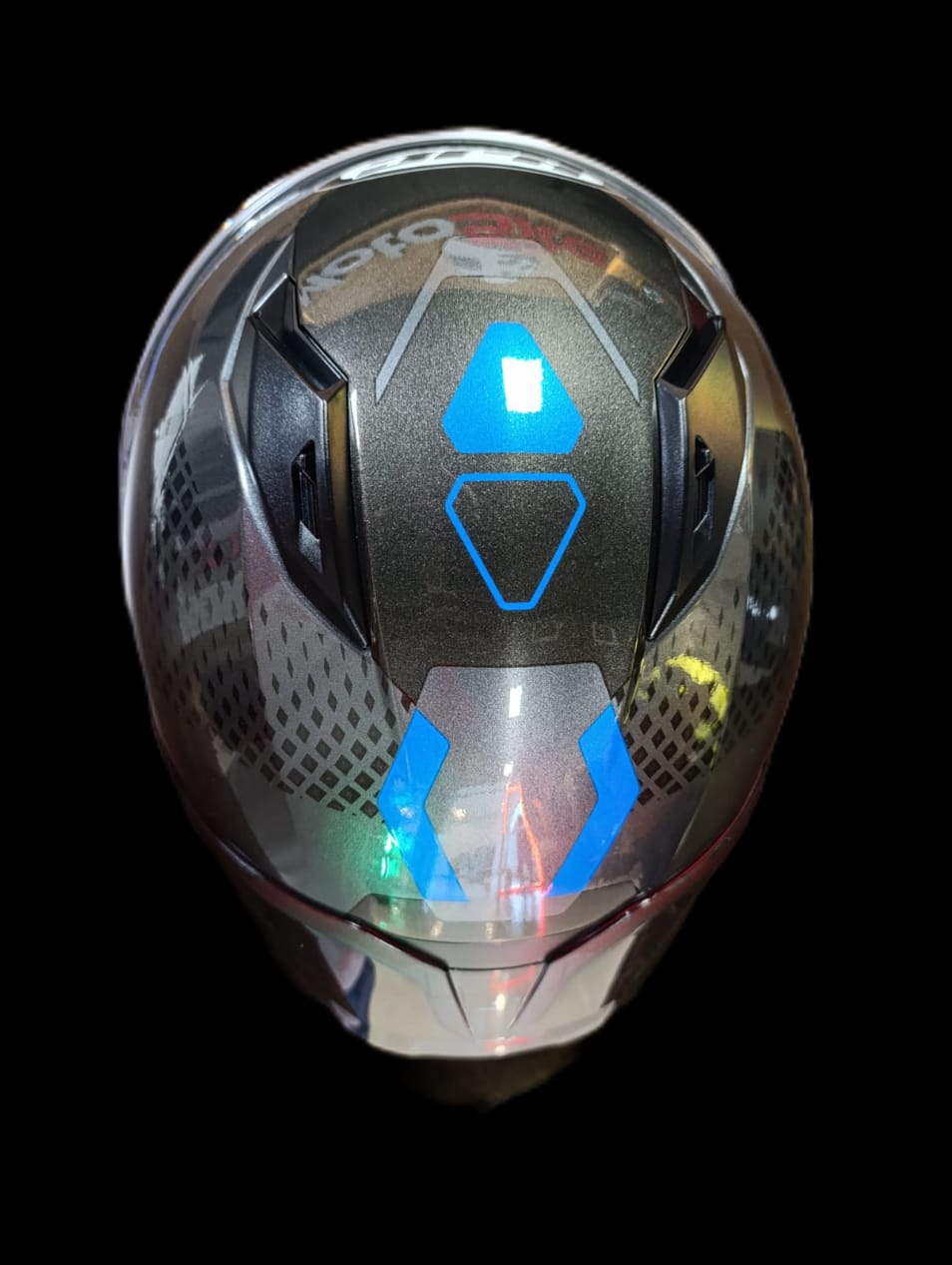 CASCO HJC C10 ASPA MC2 + SPOILER TRASERO (ALERON) + PINLOCK